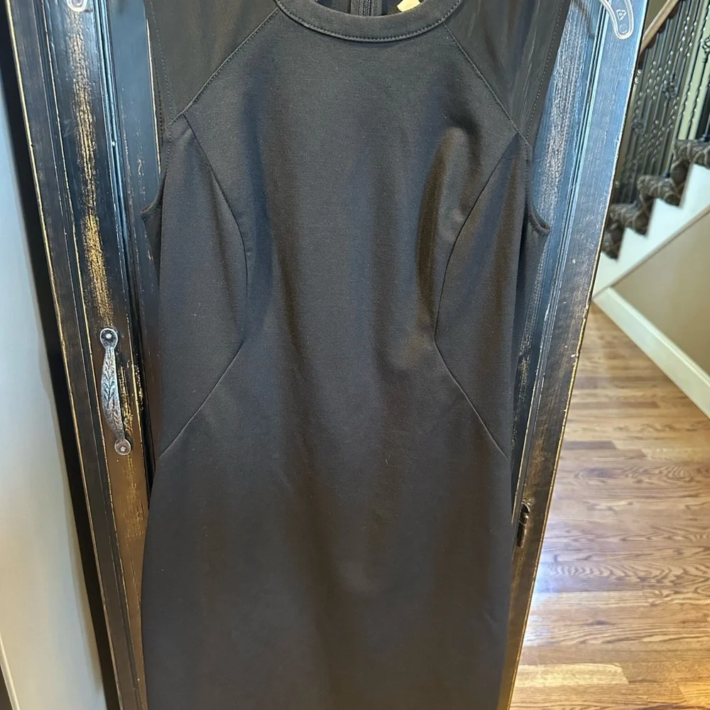 Banana Republic Classic Black Midi‎ Dress